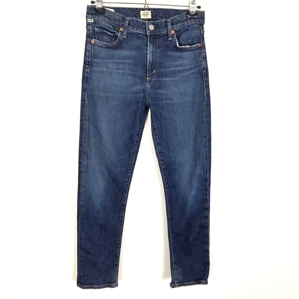 Cirizens of Humanity Premium Vintage Harlow Ankle Jeans Size 27 Mid Rise Blue